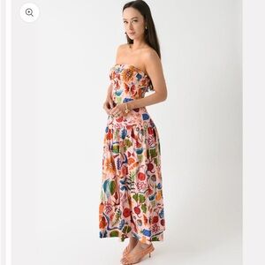 Farm Rio Strapless Maxi Dress